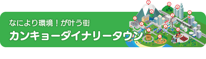 カンキョーダイナリータウンはこちら