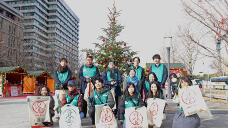 街も人もつながる朝。日本橋おそうじ🦒